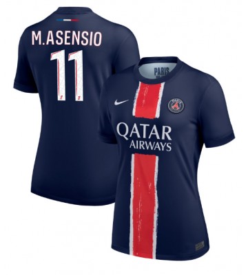 Paris Saint-Germain Marco Asensio #11 Hjemmebanetrøje Dame 2024-25 Kort ærmer